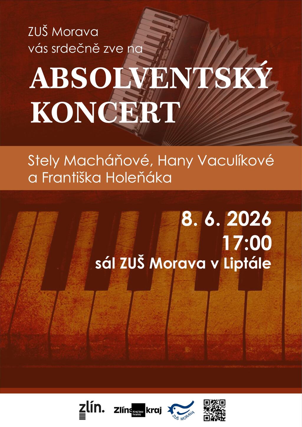 ABSOLVENTSKÝ KONCERT, 8. 6. 2026, LIPTÁL